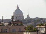 terrazza panoramica sui tetti di Roma