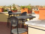 panoramic terrace on the roofs of Rome