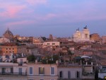 panoramic terrace on the roofs of Rome