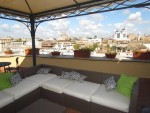terrazza panoramica sui tetti di Roma